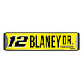 Rico Industries NASCAR Racing Ryan Blaney Metal Street Sign 4 x 15 Home D  cor - Bedroom - Office - Man Cave