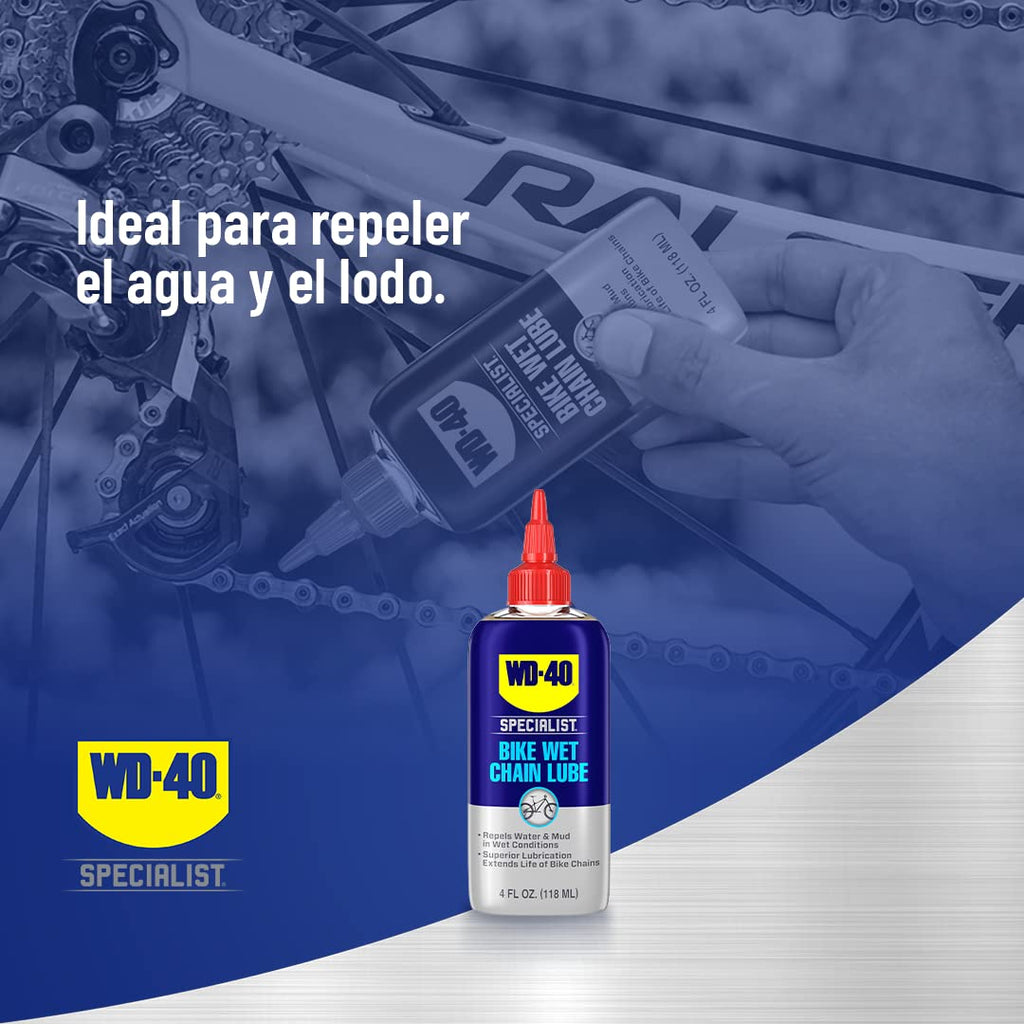Wd-40 Specialist Bike Wet Chain Lube, 4 Oz