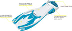 Cressi Rocks Kids Set, Whitelight Blue, Sm