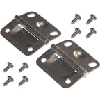 Coleman Replacement Cooler Hinges (2-Pack), Stainless Steel Hinges For Damaged Coleman Coolers, 2 Steel Hinges & 8 Mounting Scre