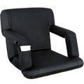 Stadium Seat For Bleachers With Back Support Reclining Adults Camping Stadium Chair Extra Thick Cushion Bleacher Seats Waterproo
