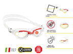 Cressi Flash, Blue/Blue, Clear Lens