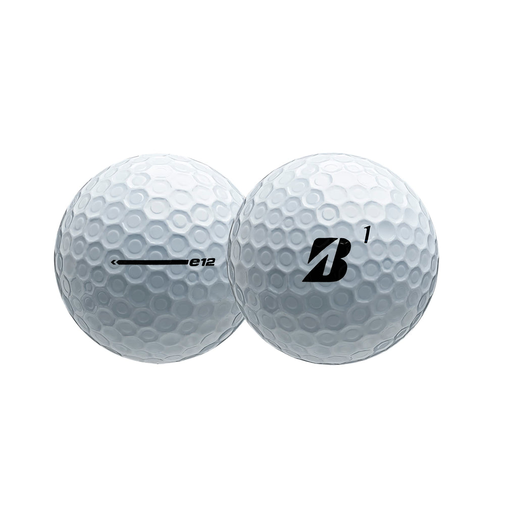 2023 Bridgestone Golf E12 Contact Golf Balls, White