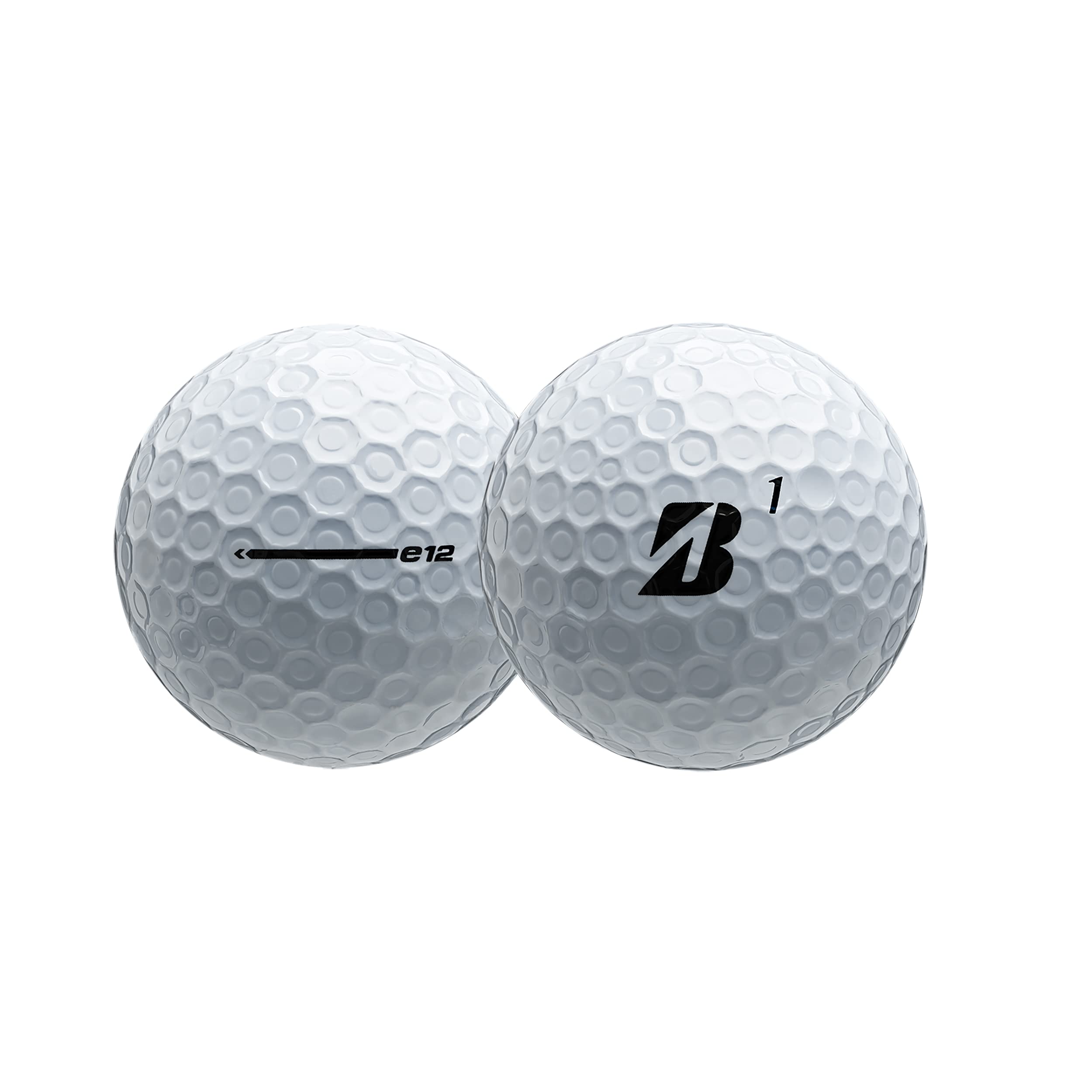 2023 Bridgestone Golf E12 Contact Golf Balls, White