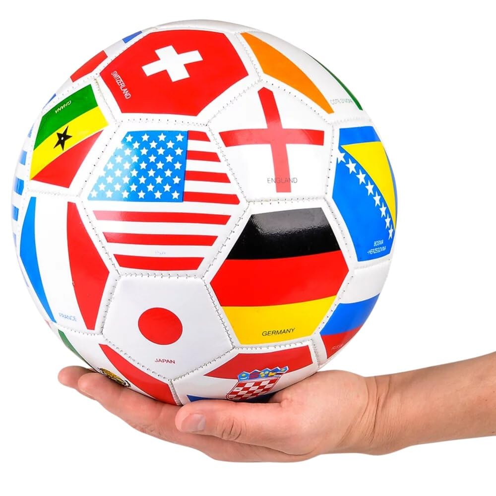 Full Sized World International Soccer Ball, Mixed