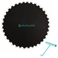 Skybound Replacement 14Ft Trampoline Mat With Spring Tool, 72 Rings & 150'' Wide Fits 5.5'' Springs, 14 Foot Trampoline Jumping 