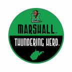 Rico Industries Ncaa Marshall Thundering Herd Classic Shape Cut Pennant - Home And Living Room D  Cor - Soft Felt Ez To Hang