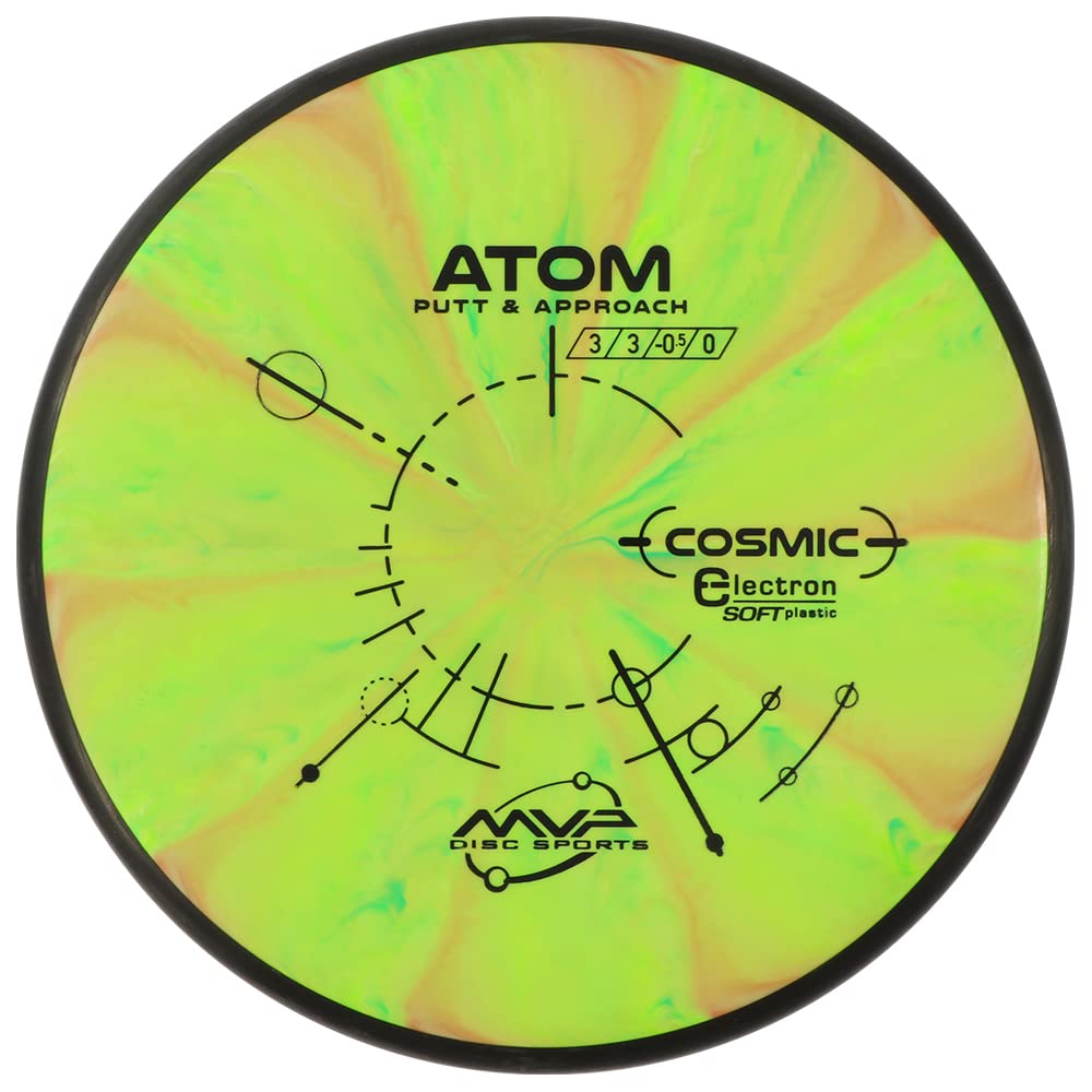 Mvp Disc Sports Cosmic Electron Atom (Soft) Disc Golf Putter (170-175G / Colors May Vary)