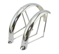 Alta Bicycle 20'' Flared Adjustable Fender Set, Multiple Colors (Chrome)