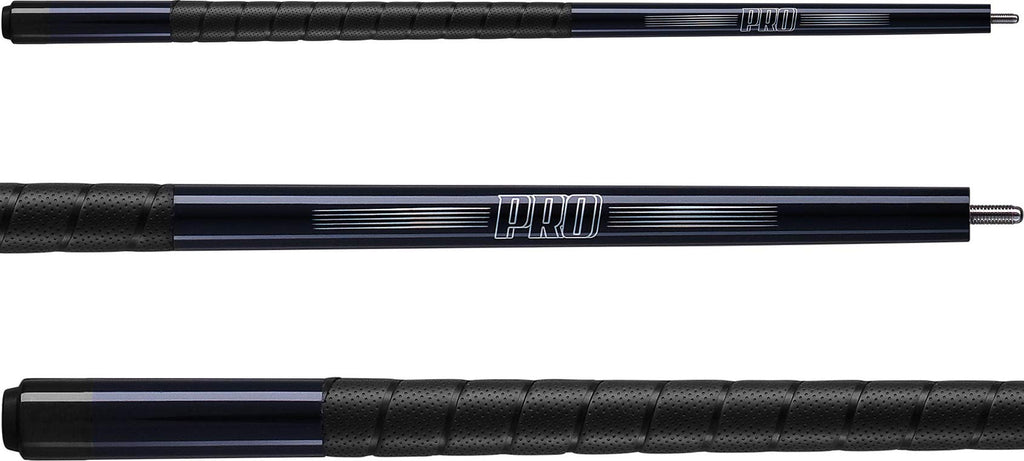 Viper By Gld Products Revolution Sure Grip Pro 58'' 2-Piece Billiard/Pool Cue, Metallic Black, 18 Ounce (50-0703-18)