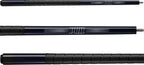 Viper By Gld Products Revolution Sure Grip Pro 58'' 2-Piece Billiard/Pool Cue, Metallic Black, 18 Ounce (50-0703-18)