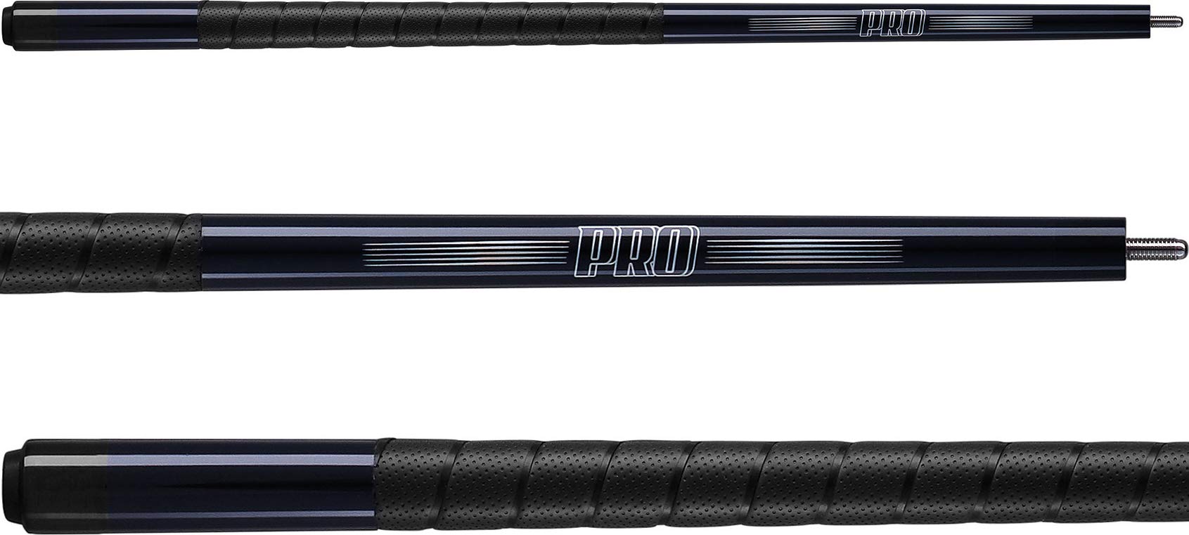 Viper By Gld Products Revolution Sure Grip Pro 58'' 2-Piece Billiard/Pool Cue, Metallic Black, 18 Ounce (50-0703-18)