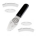 WAKALALA MTB & Road Bike Disc Brake Rotor Truing Tool Kit | Stainless Steel 4mm Alignment Wrench with 3 Openings | 4 Shims for H