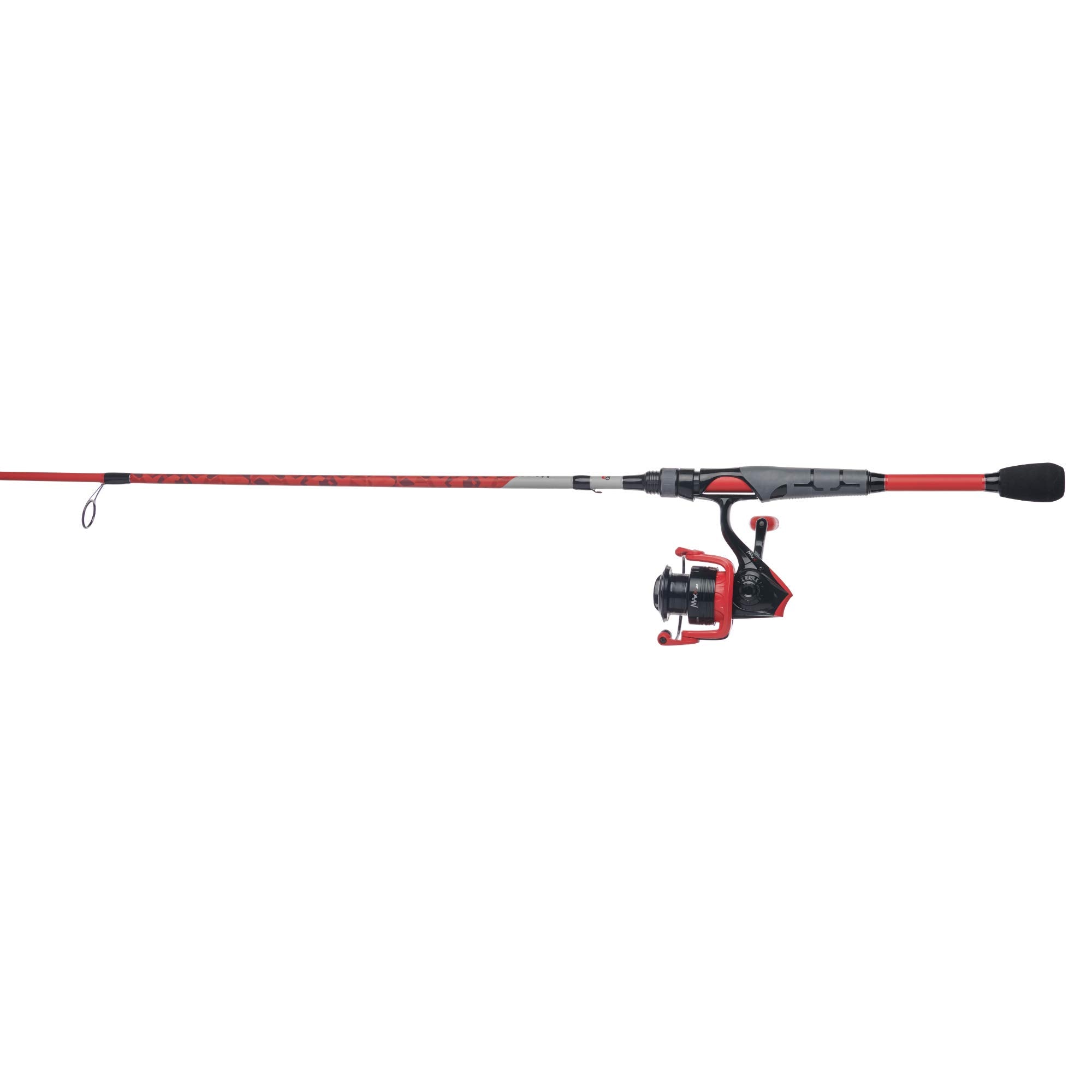 Abu Garcia 7 Max X Fishing Rod And Reel Spinning Combo, 3 +1 Ball Bearings With Lightweight Graphite Body & Rotor, Rocket Line M