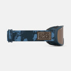 Giro Moxie Ski Goggles - Snowboard Goggles For Women  Youth - Ano Harbor Blue Cloud Dust Strap With Amber Goldyellow Lenses