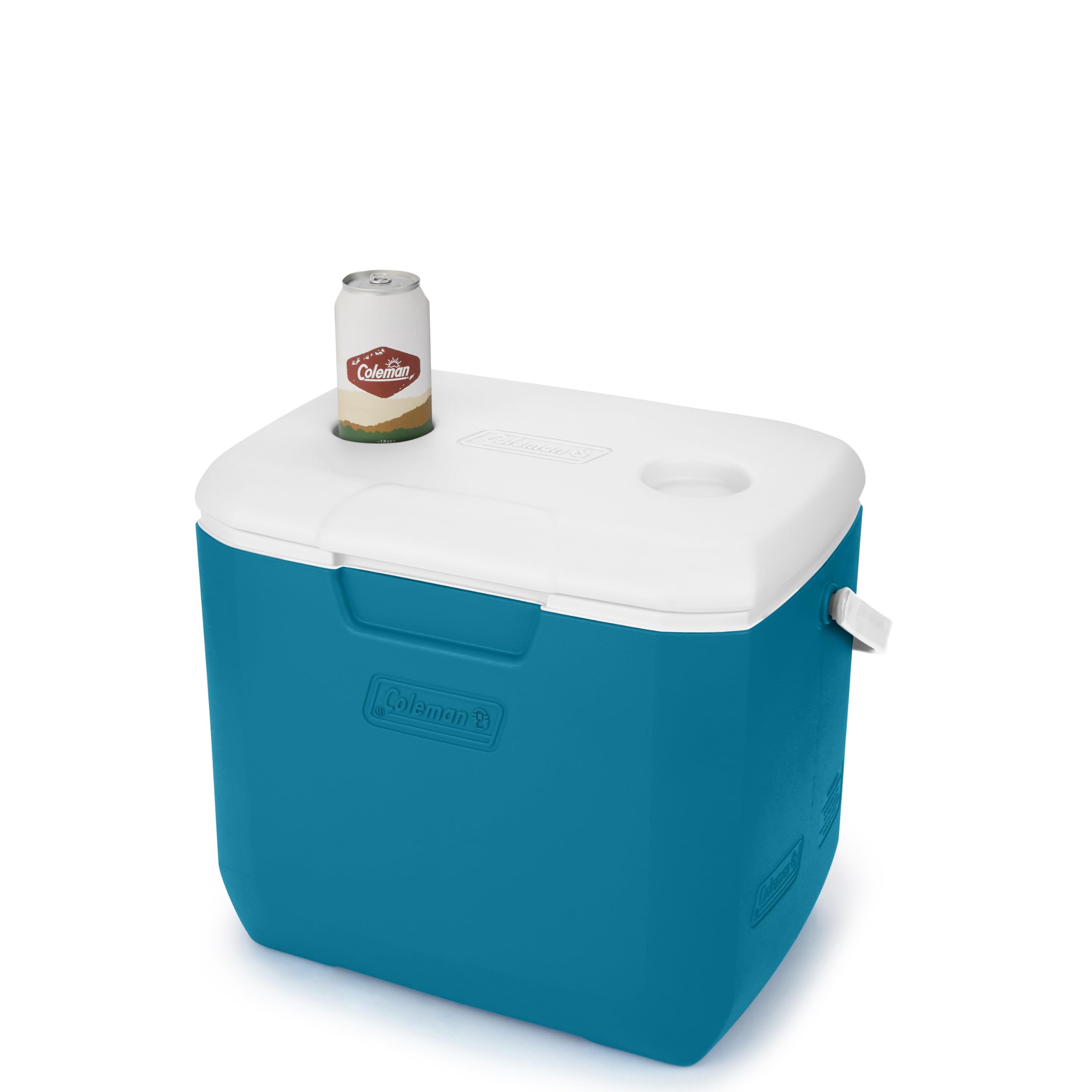 Coleman Chiller 30Qt Insulated Portable Cooler, Hard Cooler With Ice Retention & Large Carry Handle, Made In Usa