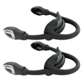 Mares Bungee Straps | Replacement Part for Scuba Diving Open Heel Fins - Pair, Black, X-Large