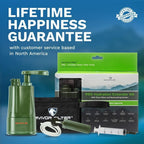 Survivor Filter Pro Extender Series - Portable Water Filter Pump With Extra Replacement Filters