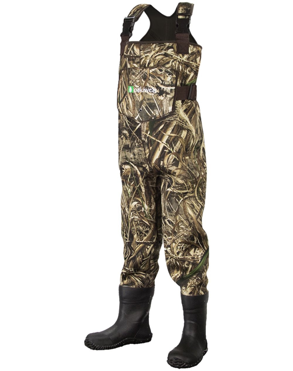 Oaki Toddler & Children'S Neoprene Waterproof Fishing Waders Max-5 Camo, 6/7