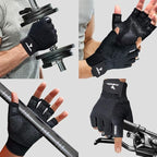 Atercel Workout Gloves For Men And Women, Exercise Gloves For Weight Lifting, Cycling, Gym, Training, Breathable And Snug Fit (B