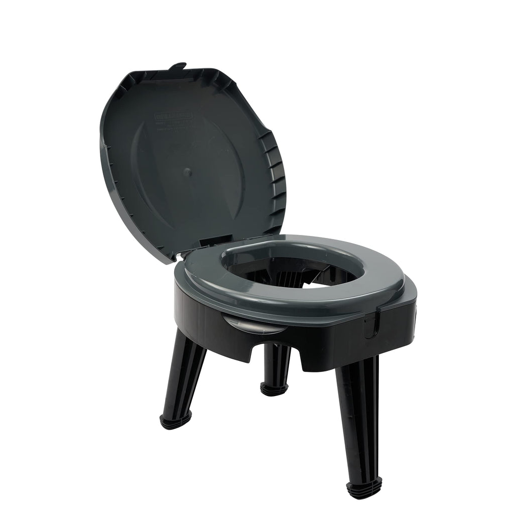 Reliance Products Fold-To-Go Folding Portable Camping Toilet | 300 Pound Capacity | Compact & Lightweight