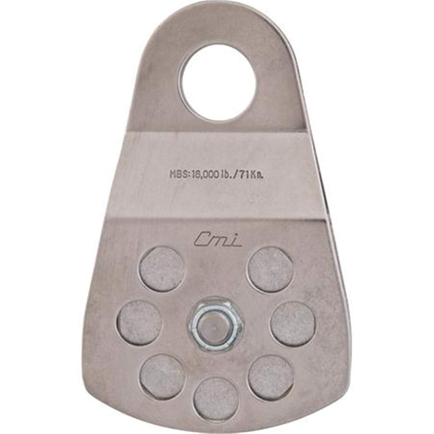 CMI 3 Single Pulley with Aluminum Sheave and Stainless Steel Sideplates - RP105