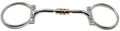 Professional Equine Stainless Steel 6'' Mouth D-Ring Comfort Snaffle Horse Bit Copper Rollers 35515E