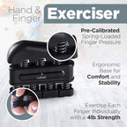3 Pack Finger Strengthener - Exerciser For Forearm And Hand Grip Workout Equipment Musician, Rock Climbing Therapy Gripper Set K