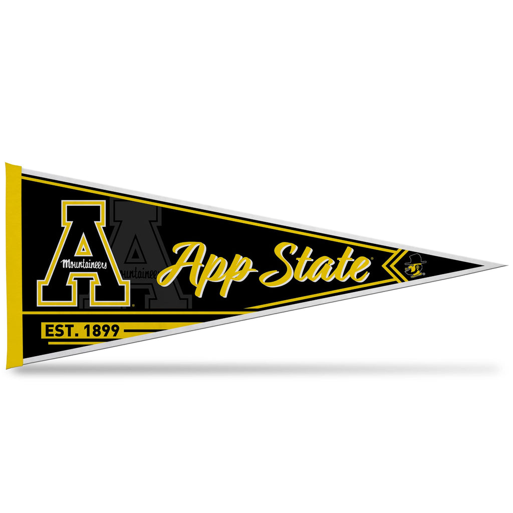 Rico Industries Ncaa Appalachian State Mountaineers Classic 12'' X 30'' Felt Wall D  Cor Pennant - Great For Home/Bed Room/Man C