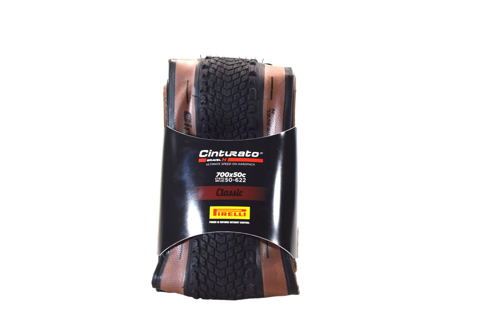 Pirelli Cinturato Gravel H Classic 50-622 (700 x 50c) Gravel Bike Tire - Gravel-Specific Design for Compact Terrain - SpeedGRIP 