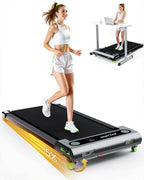 Walking Pad With Incline, Akluer Incline Treadmills For Home, 2.5 Hp Under Desk Treadmill Small With Remote Control, Walking Pad