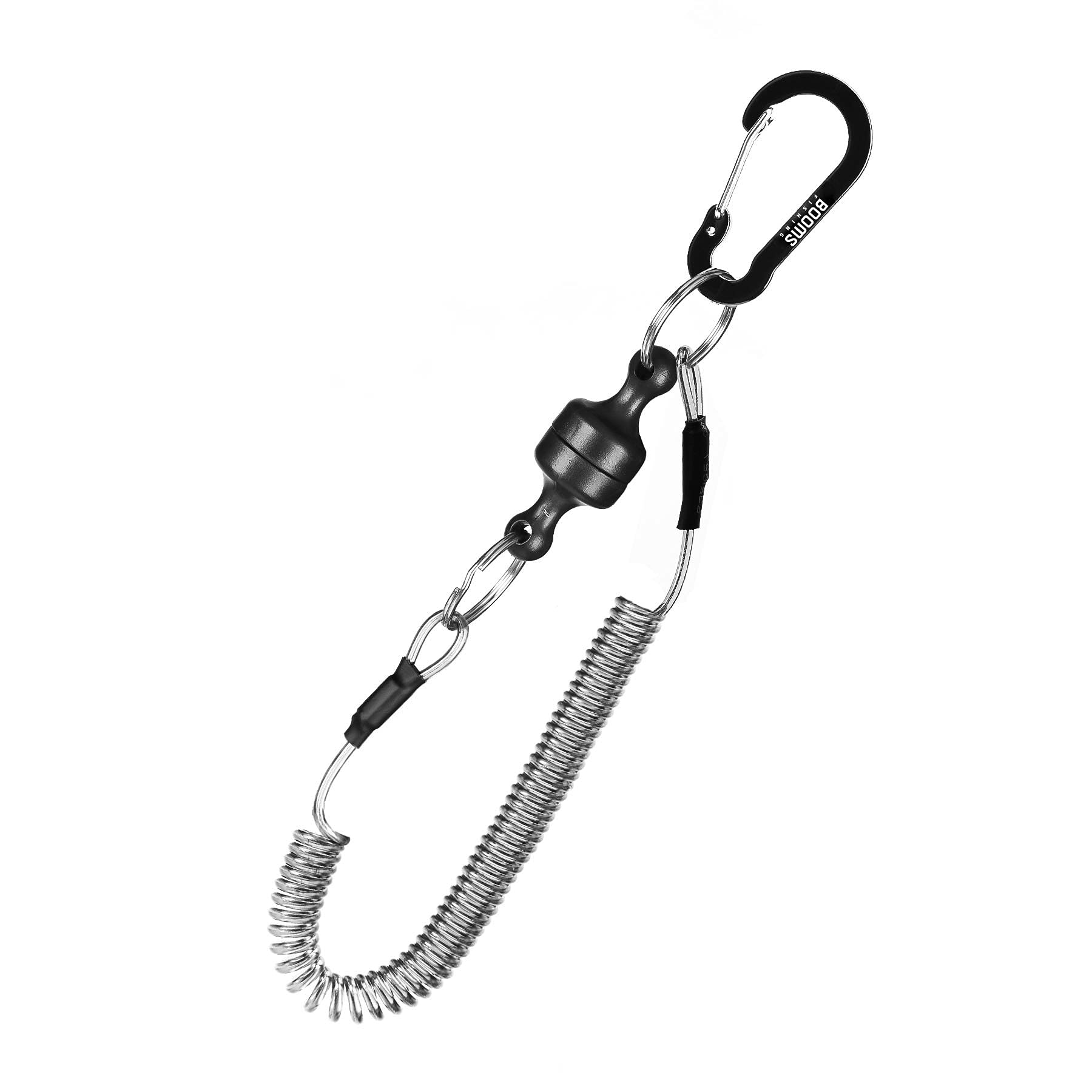 Booms Fishing Mrc Magnetic Tool Release Holder With Coiled Lanyard 1 Pc