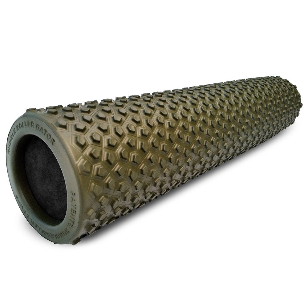 RumbleRoller Original Textured Foam Roller - Deep Tissue, Self Myofacial Release Massage Therapy Roller (RumbleRoller 22 Gator C