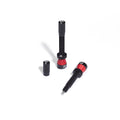 Reserve Wheels - Fillmore Tubeless Bike Tire Valves - 50Mm Black Pair - For Road, Mountain Bike And Cyclocross Tubeless Wheels.
