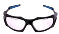 Python Full Framed (Clear Lenseblack Frame) Racquetball Eye Protection (Pickleball, Squash) (Eyewear, Goggle, Eyeguard)