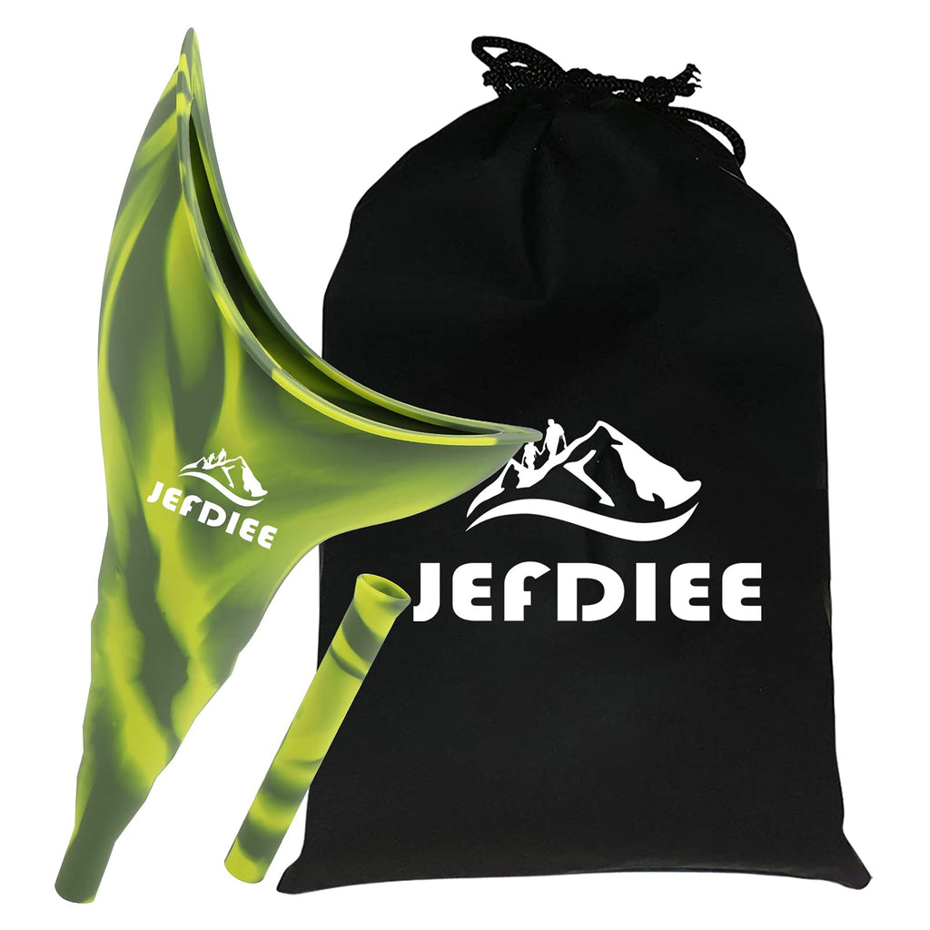 Jefdiee Female Urination Device,Silicone Pee Funnel For Women,Female Urinal Women Pee Funnel Allows To Pee Standing Up, Reusable