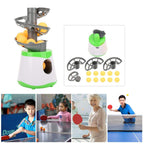 Vbestlife Kid Beginners Ping Pong Automatic Machine, 10 Balls Table Tennis Trainer Balls Launcher Training Machine Table Tennis