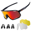 ROCKBROS Polarized Sunglasses for Men Women,UV400 Protection Cycling Glasses,MTB Cycling Running Sports Sunglasses,3 Lenses,Oran
