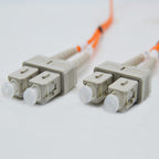 Fibercablesdirect - 300M Om1 Sc Sc Fiber Patch Cable  1Gb Duplex 625125 Sc To Sc Multimode Jumper 300 Meter (98425Ft)  Length Op