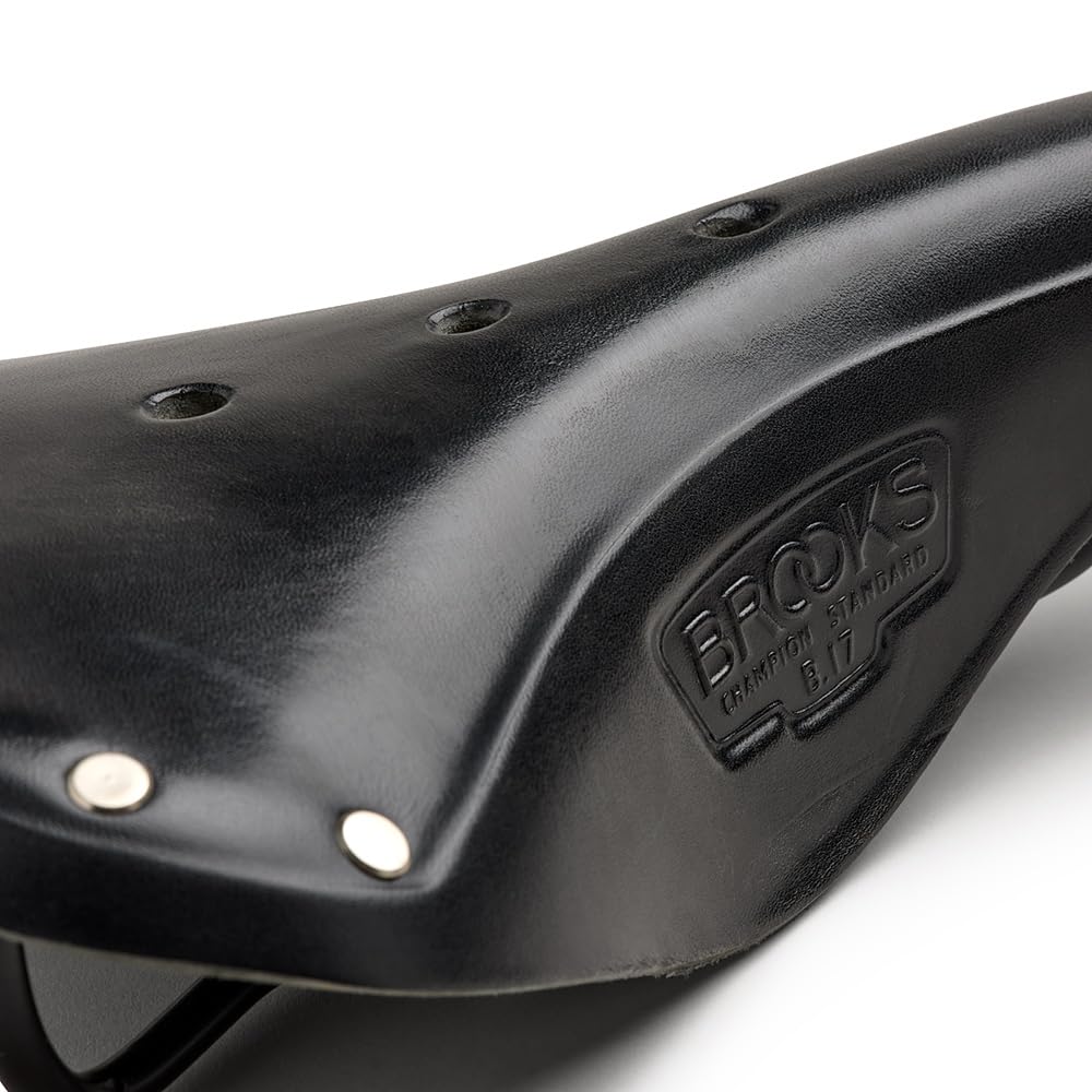 Brooks Saddles B17 Standard Bicycle Saddle (Black Rails, Black), Men'S