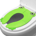 Copelle Toilet Potty Training Seat Cover, Travel Toilet Seat, Folding Non Slip Silicone Pads, Travel Portable Reusable Kids Todd