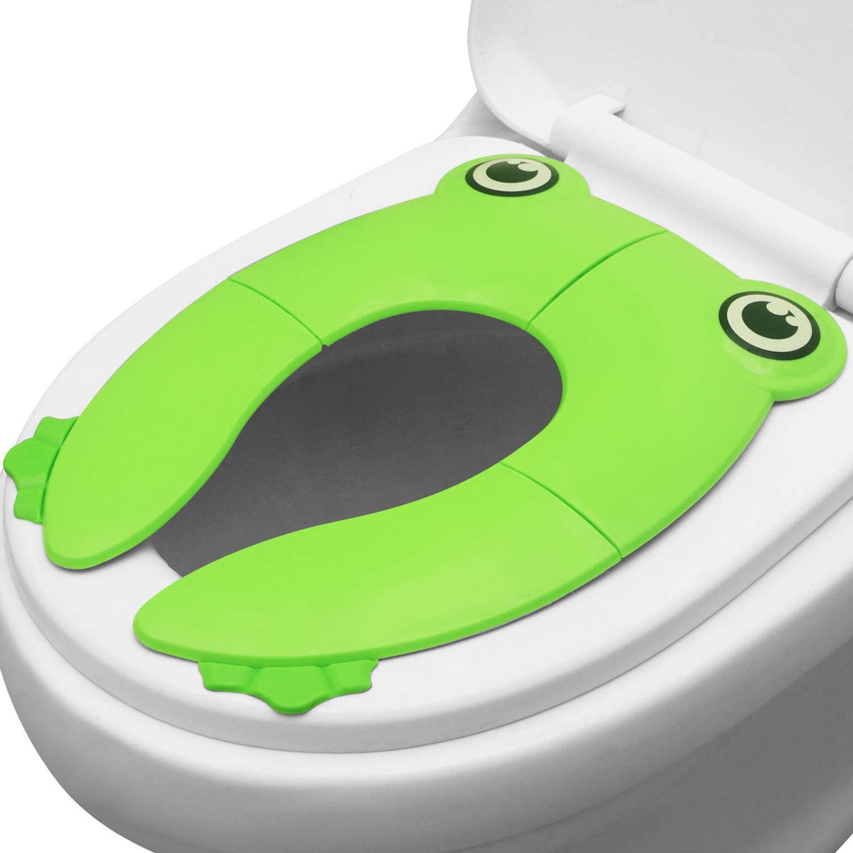 Copelle Toilet Potty Training Seat Cover, Travel Toilet Seat, Folding Non Slip Silicone Pads, Travel Portable Reusable Kids Todd
