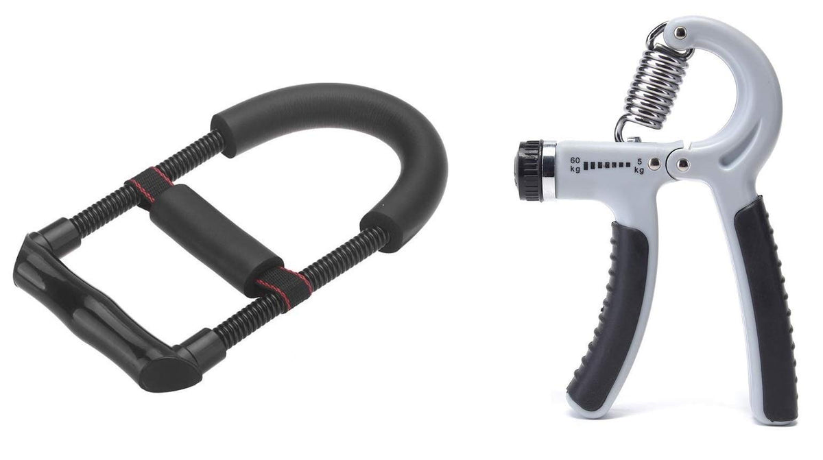 VIRTUAL WORLD Adjustable Hand Gripper Exerciser Wrist Exercise Equipment Forearm Strengthener for Men & Women for Gym Workout &