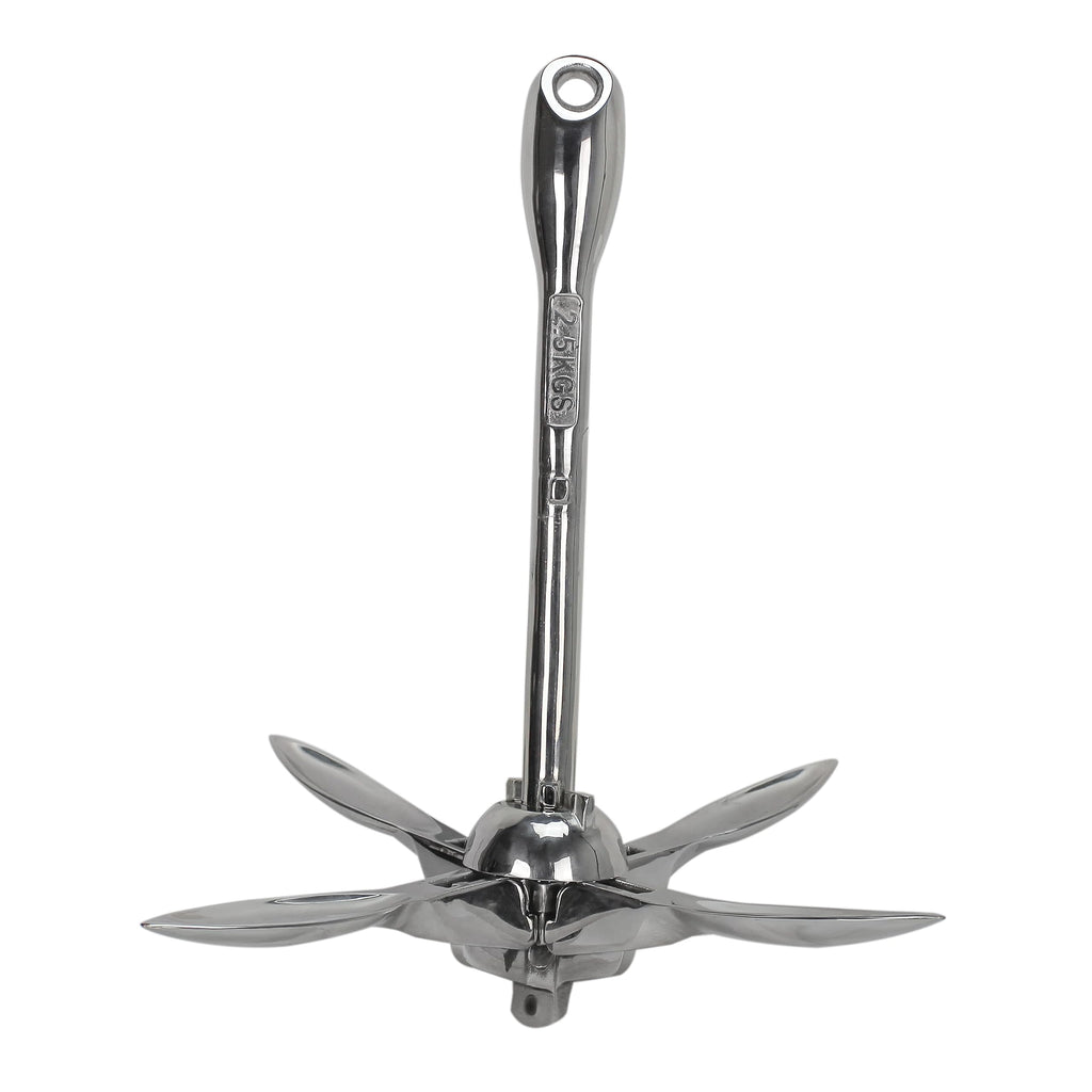 Extreme Max 3006.6672 Boattector Stainless Steel Folding/Grapnel Anchor - 1.5 Lbs.