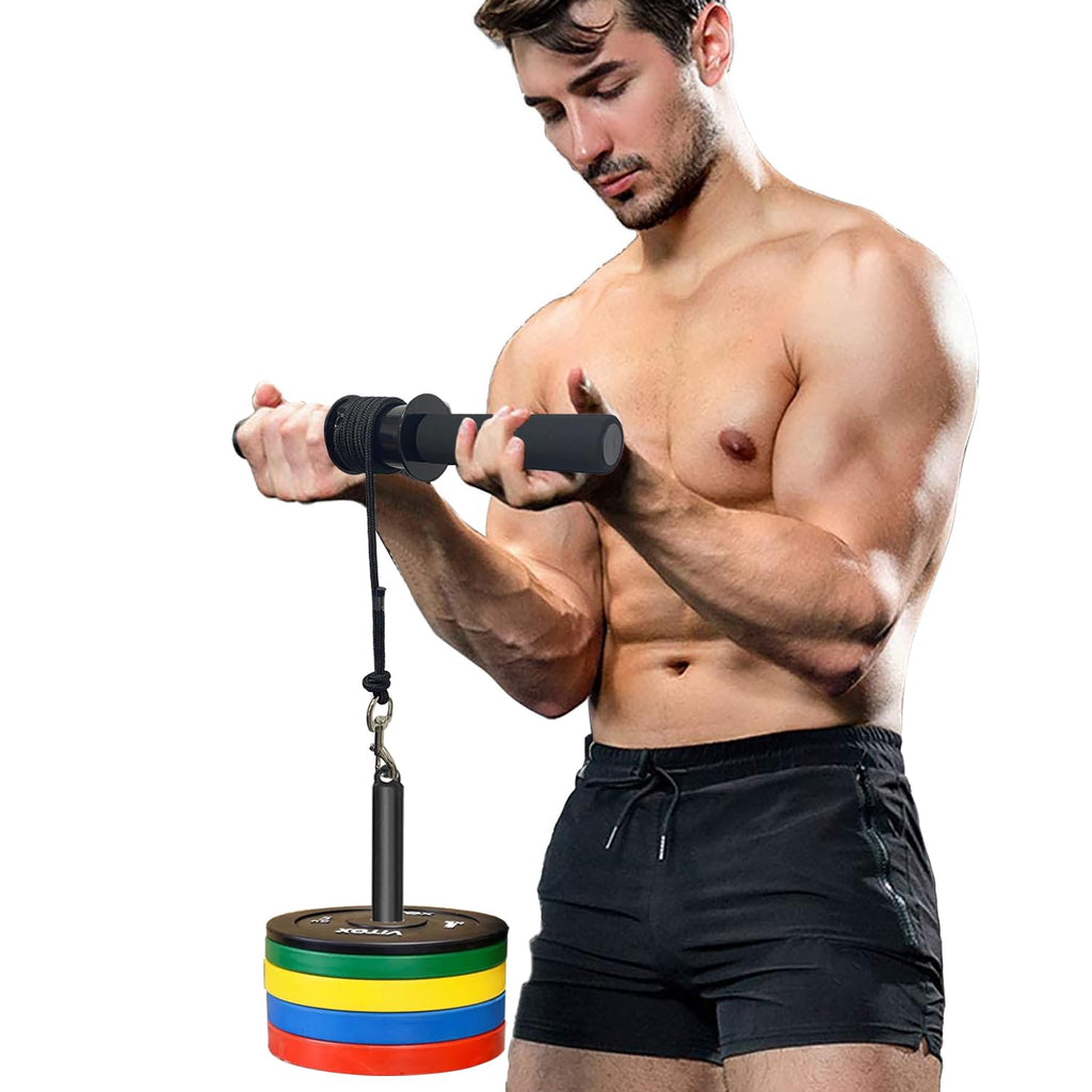 Forearm Blaster Roller Anti-Slip Handle Forearm Wrist Exerciser Trainer Strength Equipment Home Gym Must For Exercising Fitness