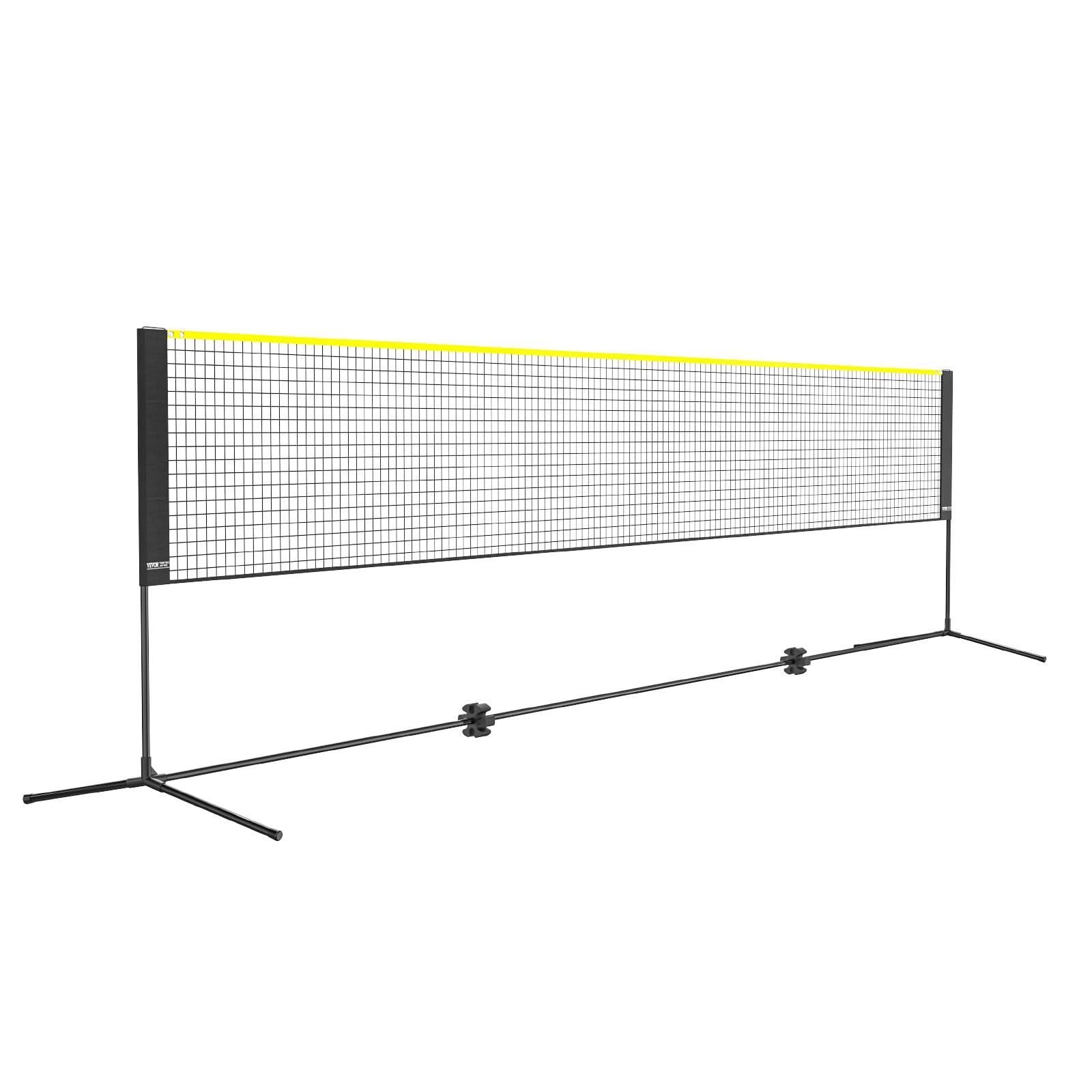 Vevor Badminton Net, Height Adjustable Volleyball Net, 17Ft Wide Foldable Pickleball Net, Portable Easy Setup Tennis Net Set Wit