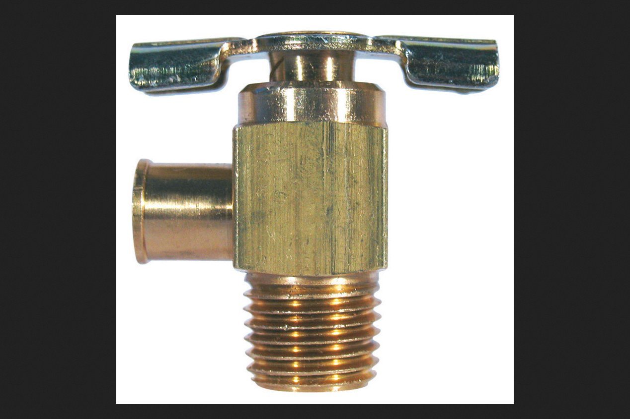 Jmf Drain Cock With Hose Bibb 3/8'' Steel Bulk 30 Psi