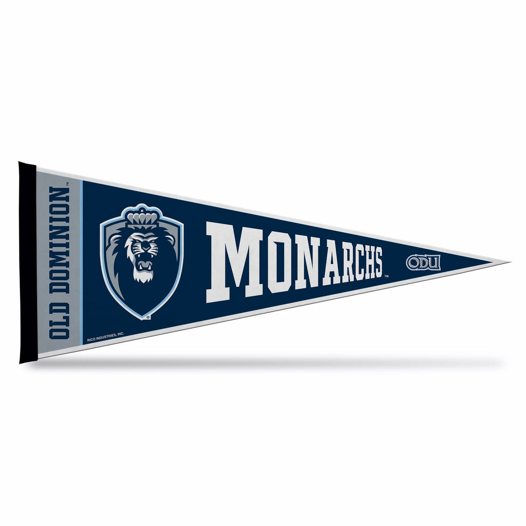 Rico Industries Ncaa Old Dominion Monarchs Exclusive 12'' X 30'' Felt Wall D  Cor Pennant - Great For Home/Bed Room/Man Cave D