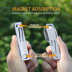 Roxon C2 Camping Utensil 2 In 1 Detachable Folding Cutlery With Fork & Spoon For Outdoor, Camping, Hiking, Easy To Carry Highly