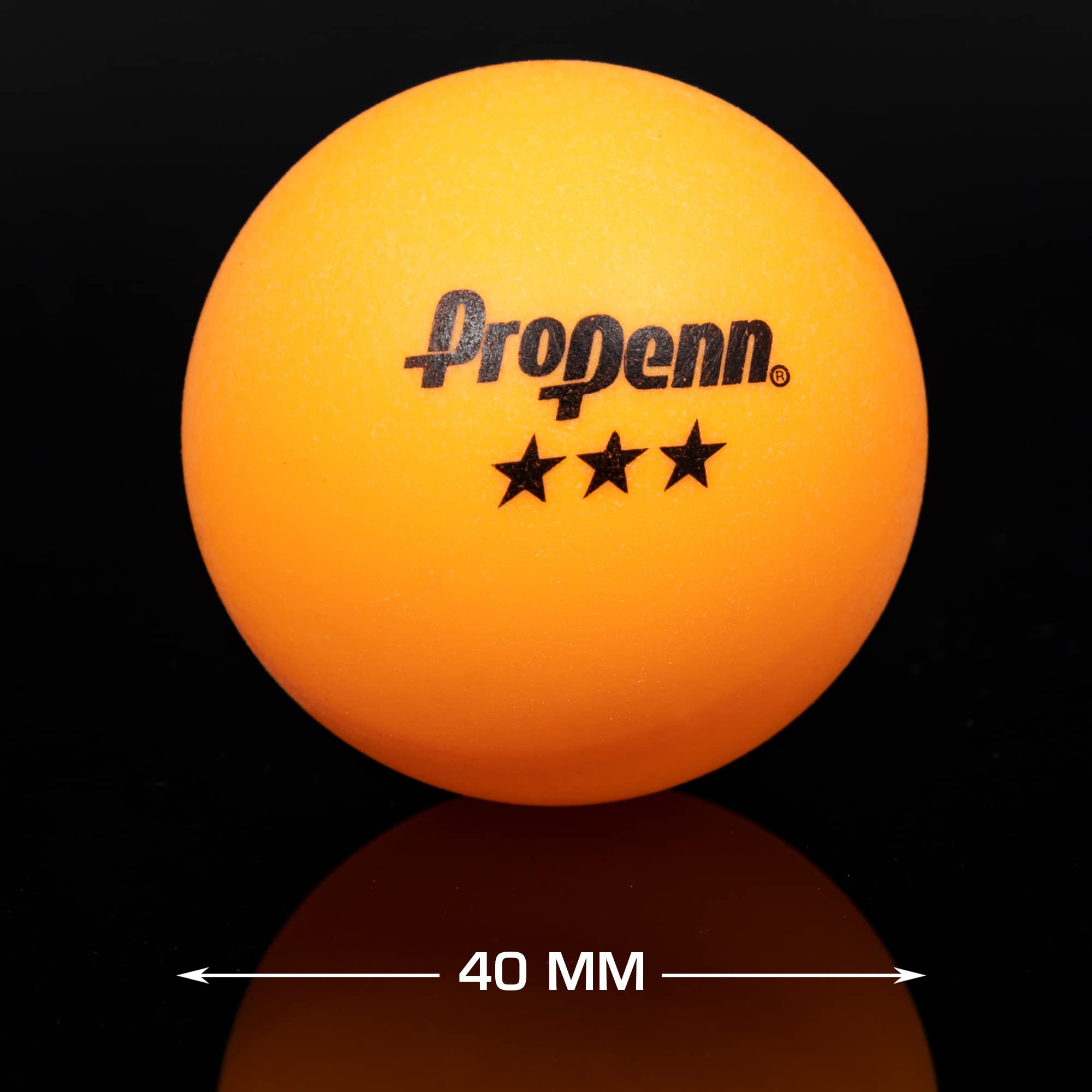 Eastpoint Sports Penn Competition Grade 3-Star Table Tennis Balls - 40Mm - 6 Pack